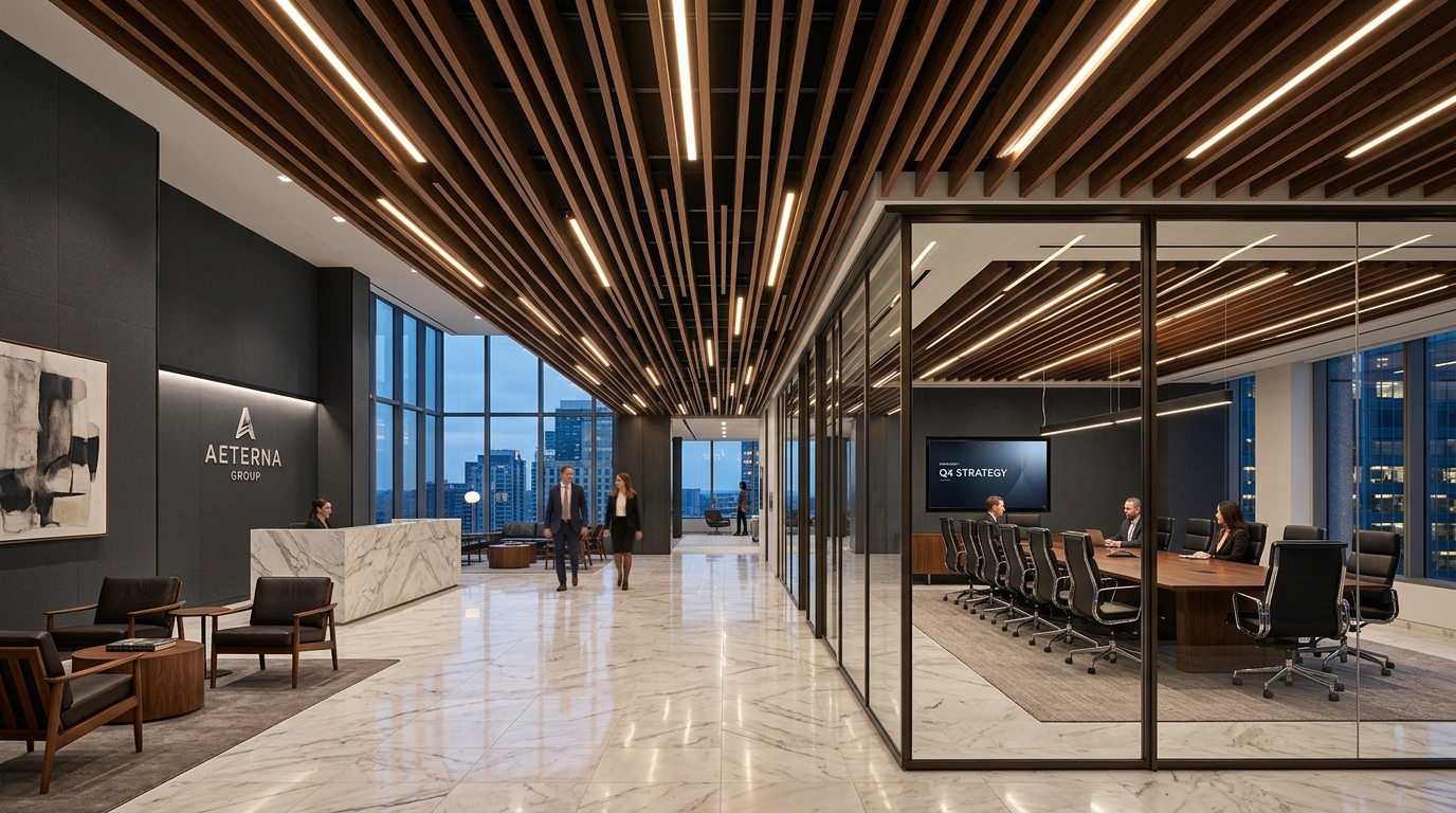 Baffle Acoustic Ceilings